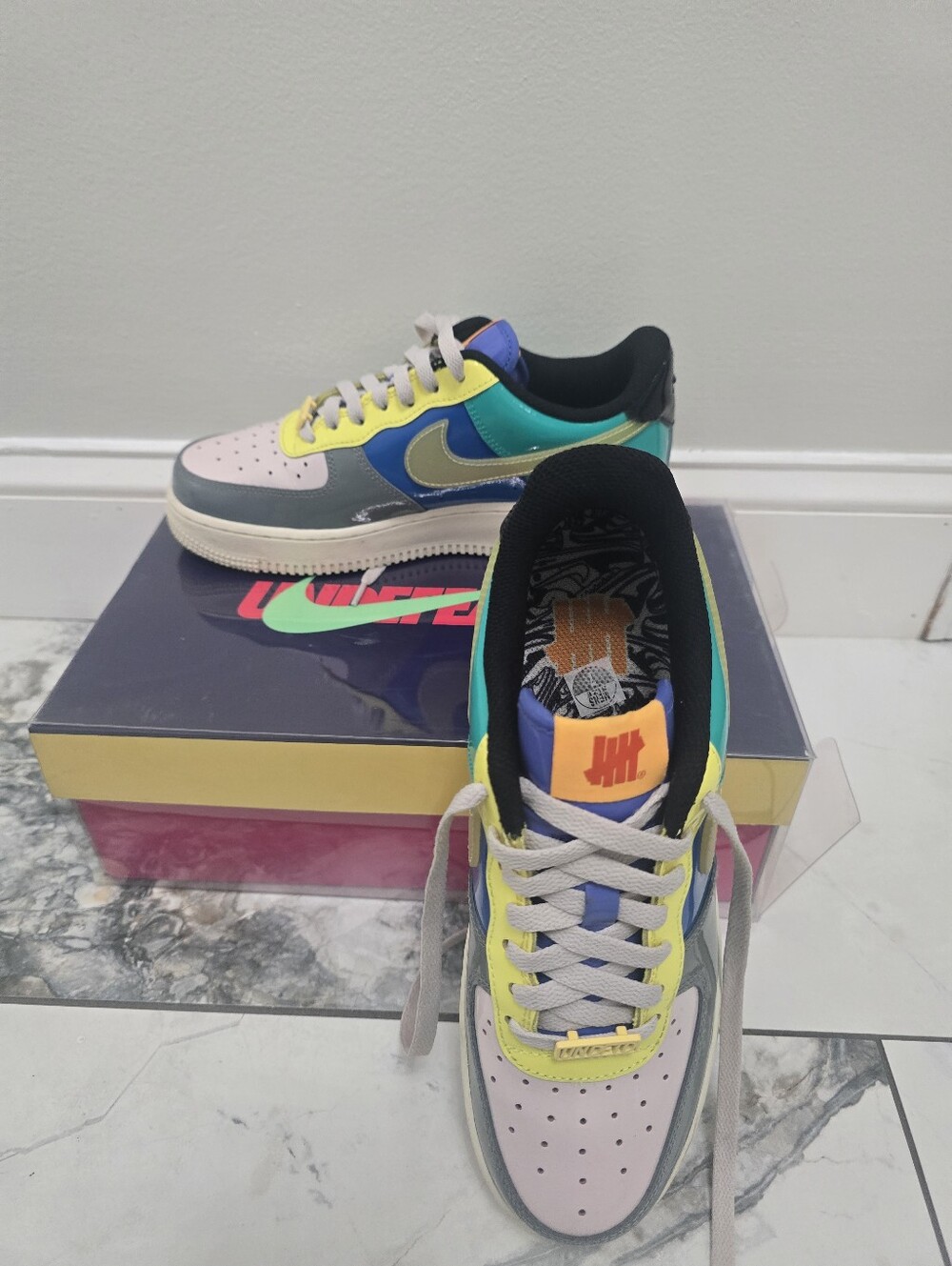 Nike Air Force 1 - Undefeated Collaboration - Like New With Box - Picture 11 of 11